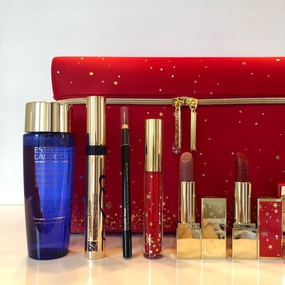 8-Pc Estée Lauder Full-size Makeup Gift Set, Cosmetic Travel Case Included, NEW - Picture 4 of 11